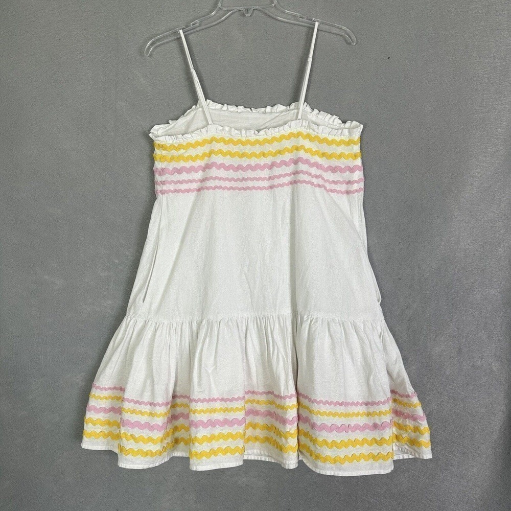 Lisa Marie Fernandez Target Dress Women Sz Small Mini Sundress Summer Rick Rack - Picture 4 of 15